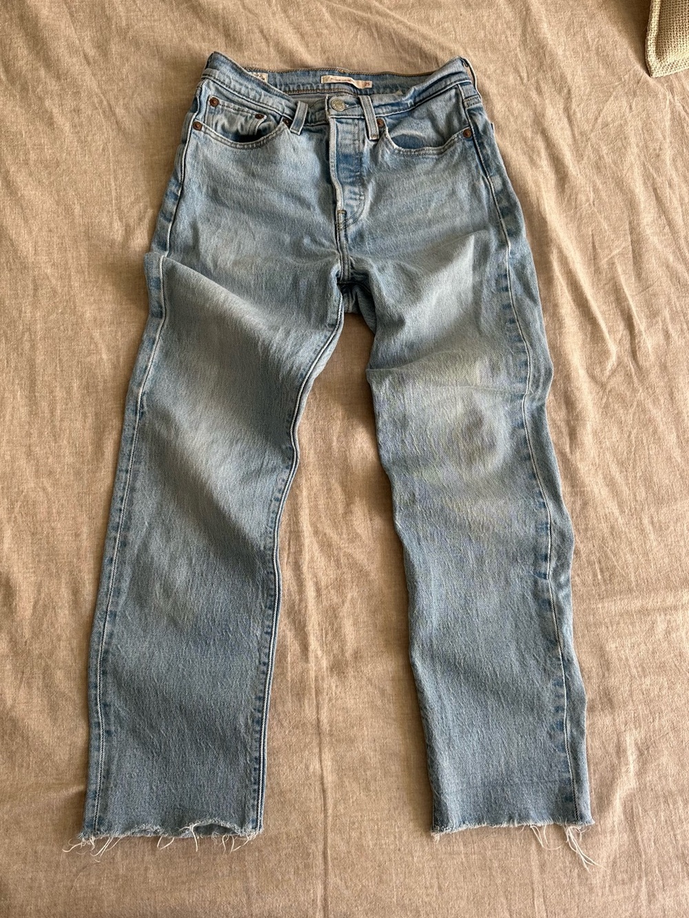Levi’s Wedgie Straight Jeans W25 Light Wash